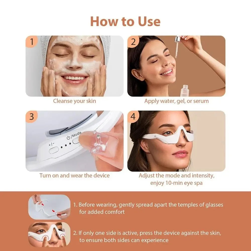 Oculux™ Eye Massager – EMS & Red Light Therapy