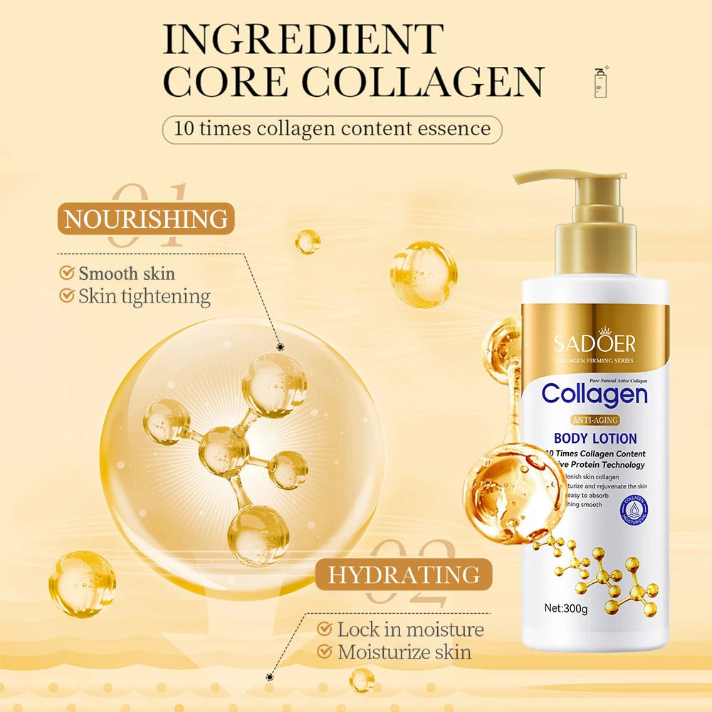 Sadoer Glow Body Lotion – Collagen & Hydration