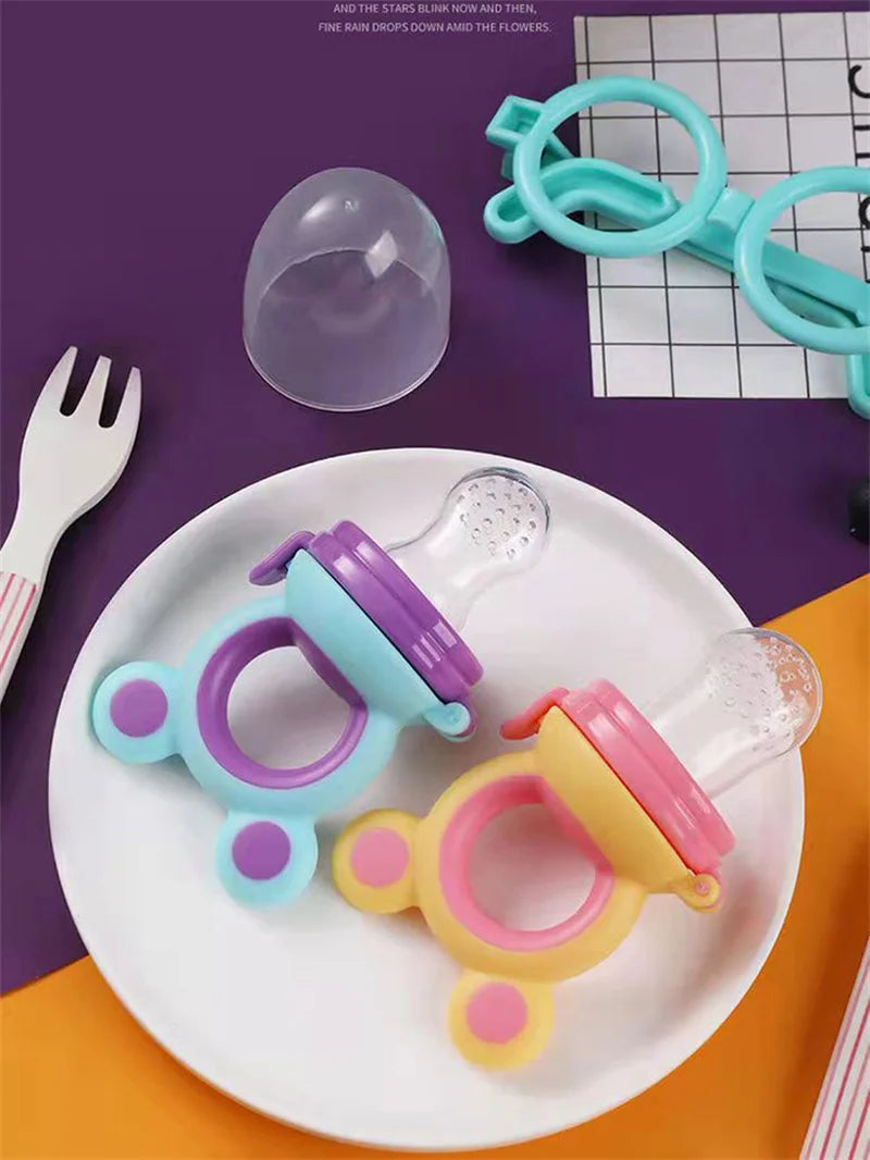 SnuggleNest™ Newborn Silicone Teething Feeder