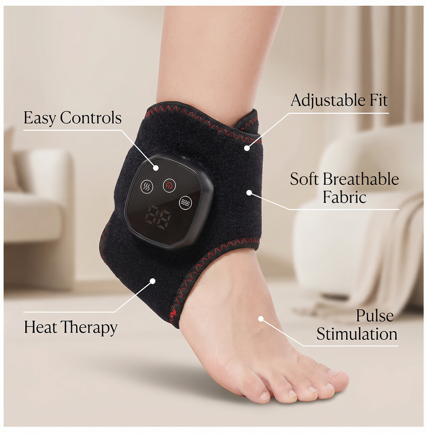 PulseHeat Pro Foot & Joint Massager