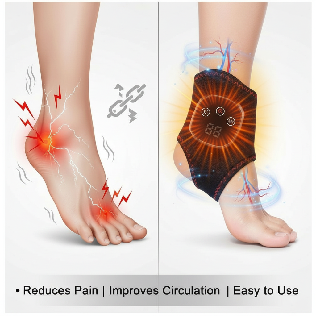 PulseHeat Pro Foot & Joint Massager