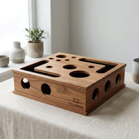 ClawNest™ Wooden Cat Nail Scratcher Toy